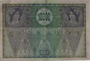Ausztria/Osztrák-Magyar Bank 1918. 10.000K piros, vízszintes "Deutschösterreich" fny-sal, ...