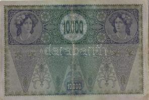 Ausztria/Osztrák-Magyar Bank 1918. 10.000K piros, vízszintes "Deutschösterreich" fny-sal, ...