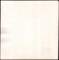 Csák Miklós (1933-2013): Régi kápolnabelső, mennyezetfreskó (Hanglemez borítóterv pályázatra). 2 db ...