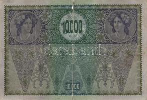 Ausztria/Osztrák-Magyar Bank 1918. 10.000K piros, vízszintes "Deutschösterreich" fny-sal, ...