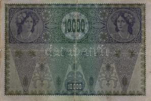 Ausztria/Osztrák-Magyar Bank 1918. 10.000K piros, vízszintes "Deutschösterreich" fny-sal, ...