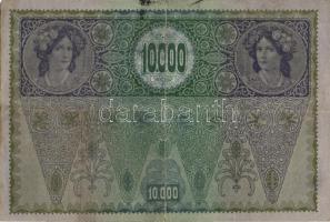 Ausztria/Osztrák-Magyar Bank 1918. 10.000K piros, vízszintes "Deutschösterreich" fny-sal, ...