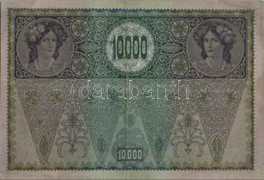 Ausztria/Osztrák-Magyar Bank 1918. 10.000K piros, vízszintes "Deutschösterreich" fny-sal, ...