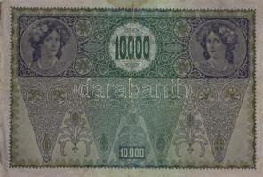 Ausztria/Osztrák-Magyar Bank 1918. 10.000K piros, vízszintes "Deutschösterreich" fny-sal, ...