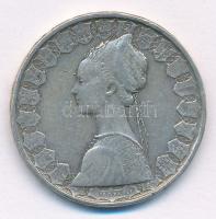 Olaszország 1961R 500L Ag "Kolumbusz hajói" T:2- patina Italy 1961R 500 Lire Ag "Colu...