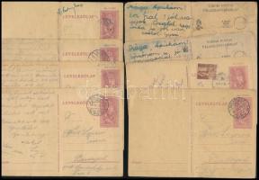 cca 1944 Munkaszolgálatos levelezés, 16 db levelezőlap (rossz szagúak)