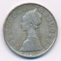 Olaszország 1959R 500L Ag "Kolumbusz hajói" T:2- patina Italy 1959R 500 Lire Ag "Colu...