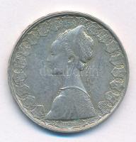 Olaszország 1959R 500L Ag "Kolumbusz hajói" T:2,2- patina Italy 1959R 500 Lire Ag "Co...