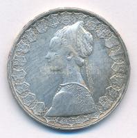 Olaszország 1959R 500L Ag "Kolumbusz hajói" T:2 patina Italy 1959R 500 Lire Ag "Colum...