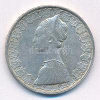 Olaszország 1959R 500L Ag "Kolumbusz hajói" T:2 patina Italy 1959R 500 Lire Ag "Colum...