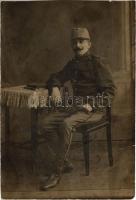 Osztrák-magyar katona / WWI Austro-Hungarian K.u.K. military, soldier. photo (vágott / cut)