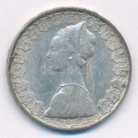 Olaszország 1958R 500L Ag "Kolumbusz hajói" T:2 patina Italy 1958R 500 Lire Ag "Colum...