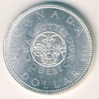 Kanada 1964. 1$ Ag "Charlottetown" T:2