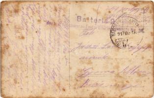 1917 Osztrák-magyar katonák csoportja, tábori konyha / Austro-Hungarian K.u.K. military, group of so...