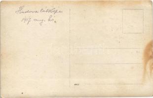 1917 Hudova látképe, tábori kórházi sátrak / WWI Austro-Hungarian K.u.K. military, field hospital te...