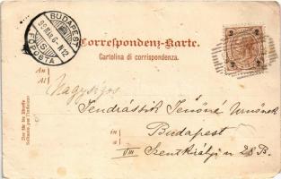 1899 (Vorläufer) Abbazia, Opatija; Strandpromenade (b)