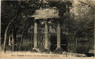 1925 Paris, Le Parc Monceau, Les Ruines / park (EB)