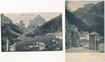 ~55 db régi képeslap, főleg külföldi városképek sok Ausztriával, jobbakkal