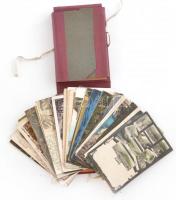 ~55 db régi képeslap, főleg külföldi városképek sok Ausztriával, jobbakkal