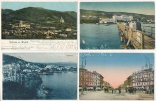 ~55 db régi képeslap, főleg külföldi városképek sok Ausztriával, jobbakkal, közte 1 magyar lap
