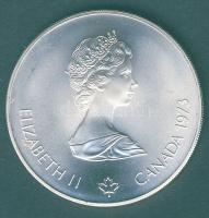 Kanada 1973. 5$ Ag "Montreali olimpia - Észak-Amerika térképe" T:1