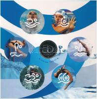 2017. 5-200Ft (6xklf) forgalmi sor szettben + 2017. 50Ft Cu-Ni "17. FINA Világbajnokság" T...