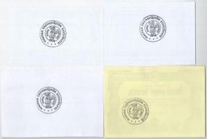 2001-2022. "MÉE Pápai Csoport" 10db klf és éremgyűjtő találkozó alkalmi pénz T:I,I-