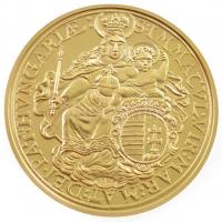 DN "A legértékesebb magyar érmék - I. Lipót tízszeres aranydukátjának replikája" aranyozot...