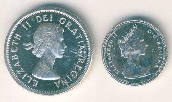 Kanada 1964. 25c Ag T:PP + 1967. 10c Ag T:P