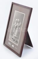 cca 1890-1900 Üchtritz-Amade Emil és Dominika barokk öltözékben, hidegpecséttel jelzett fotó Kossak ...