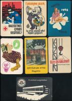 1960-1969 10 db vegyes kártyanaptár