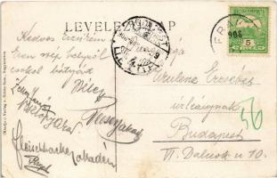 1908 Fraknó, Forchtenstein; vár, Karl Wurzlhofer vendéglője, Rozália kápolna / Schloss, Gasthaus, Ro...