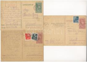 7 db magyar második világháborús zsidó KMSZ (közérdekű munkaszolgálatos) tábori posta tábori munkás ...