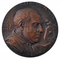 Kő Pál (1941-2020) ~1960. "Gregorio Maranon 1887-1960" spanyol orvost ábrázoló kétoldalas ...