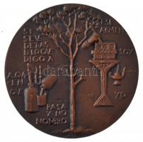 Kő Pál (1941-2020) ~1960. "Gregorio Maranon 1887-1960" spanyol orvost ábrázoló kétoldalas ...