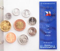 "Európa utolsó pénzei" gyűrűs érmetartó album, benne "Európa utolsó pénzei" váku...