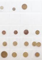 Vegyes 389db-os világgyűjtemény, 21 lapos fekete berakóba rendezve, közte mintegy féltucat kis névér...