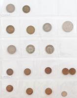 Vegyes 389db-os világgyűjtemény, 21 lapos fekete berakóba rendezve, közte mintegy féltucat kis névér...