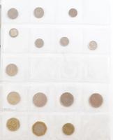 Vegyes 389db-os világgyűjtemény, 21 lapos fekete berakóba rendezve, közte mintegy féltucat kis névér...