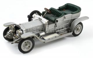 1907 Rolls Royce Silver Cloud 1/24 Franklin Mint (1986) nyitható és mozgó alkatrészekkel, autó modell, hiányokkal. 20x7,6 cm