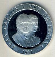 Spanyolország 1991. 2000P Ag "Olimpia - Lovaglás" T:PP