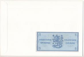 Finnország 1963. 5M felbélyegzett borítékban, bélyegzéssel T:1 
Finland 1963. 5 Markkaa in envelope...