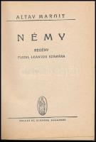 Altay Margit: Némy. Regény fiatal leányok számára. Bp., [1930], Pallas, 149 p. Kiadói illusztrált fé...