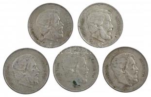 1947. 5Ft Ag "Kossuth" (5x) T:2,2- patina Adamo F8.1