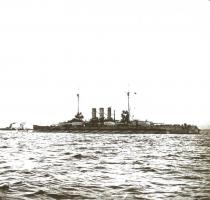 cca 1914 A Német tengeri flotta hadihajói és tengeralattjárói 23 db üveg dia (8,5x8,5 cm) mind felir...