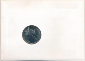 Kelet-Karibi Államok / St. Kitts boríték, benne Bermuda 1986. 1$ Cu-Ni "A Világ Vadvédelmi Alap...