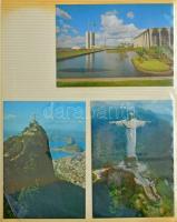 Kis modern képeslap gyűjtemény egy volt francia nagykövet hagyatékából: Szenegál és Brazilia 44 képe...