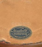 Dekoratív, régi üvegezett ovális fakeret, aranyszínű paszpartuval, színezett zongoralecke vászonképp...