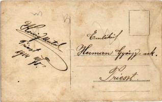 1914 SMS Zrínyi Osztrák-Magyar Haditengerészet Radetzky-osztályú pre-dreadnought csatahajó matrózai,...