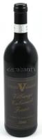 2000 Villányi Borászati Rt. Villányi Cabernet Franc, bontatlan palack félszáraz vörösbor,12,5%, pincében szakszerűen tárolt, 0,75 l.